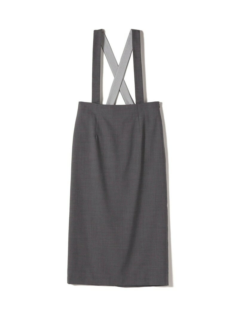 樂天商城 - 【SALE／50%OFF】SHIPS Primary Navy Label:トロピカル サスペンダースカート SHIPS WOMEN シップス スカート その他のスカート グレー【RBA_E】【送料無料】[Rakuten Fashion]