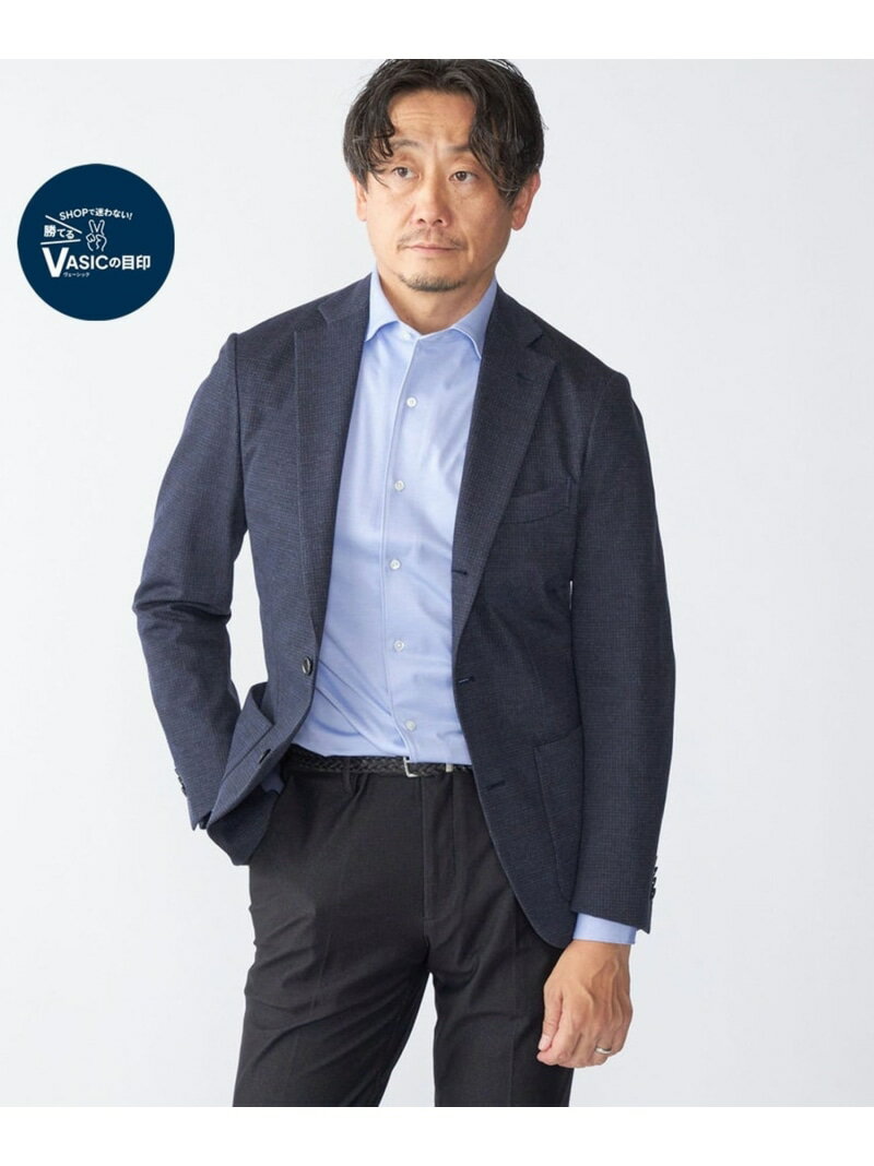 Rakuten - 【SALE／30%OFF】SHIPS: カネマサファブリック ジャージー プリント ハウンドトゥース ジャケット SHIPS MEN シップス ジャケット・アウター テーラードジャケット・ブレザー【RBA_E】【送料無料】[Rakuten Fashion]