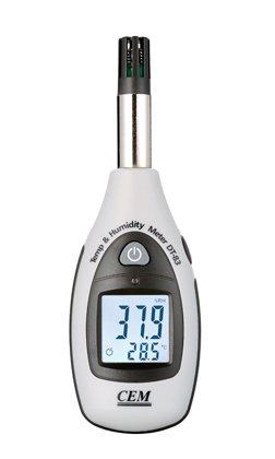 CEM 【メーカー正規品】 DT-83 デジタル温湿度計 ポケット型 コンパクト バックライト付きLCDディスプレイ 自動シャットダウン機能 温度測定 湿度測定 家庭用 商業用 低消費電力 一年保証 軽量 多機能