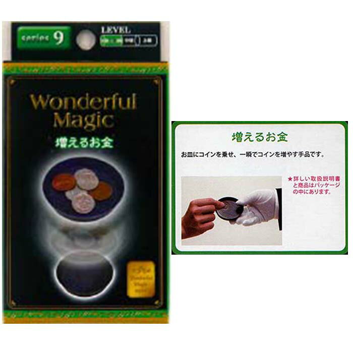 No9 WonderfulMagic増えるお金【12個入り】おもちゃ　景品　マジック　手品　芸　領収書