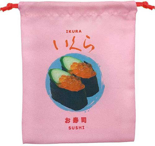 人気のお寿司 カラフル巾着袋【32個入り】グッズ　景品　イベント　バラエティ雑貨...