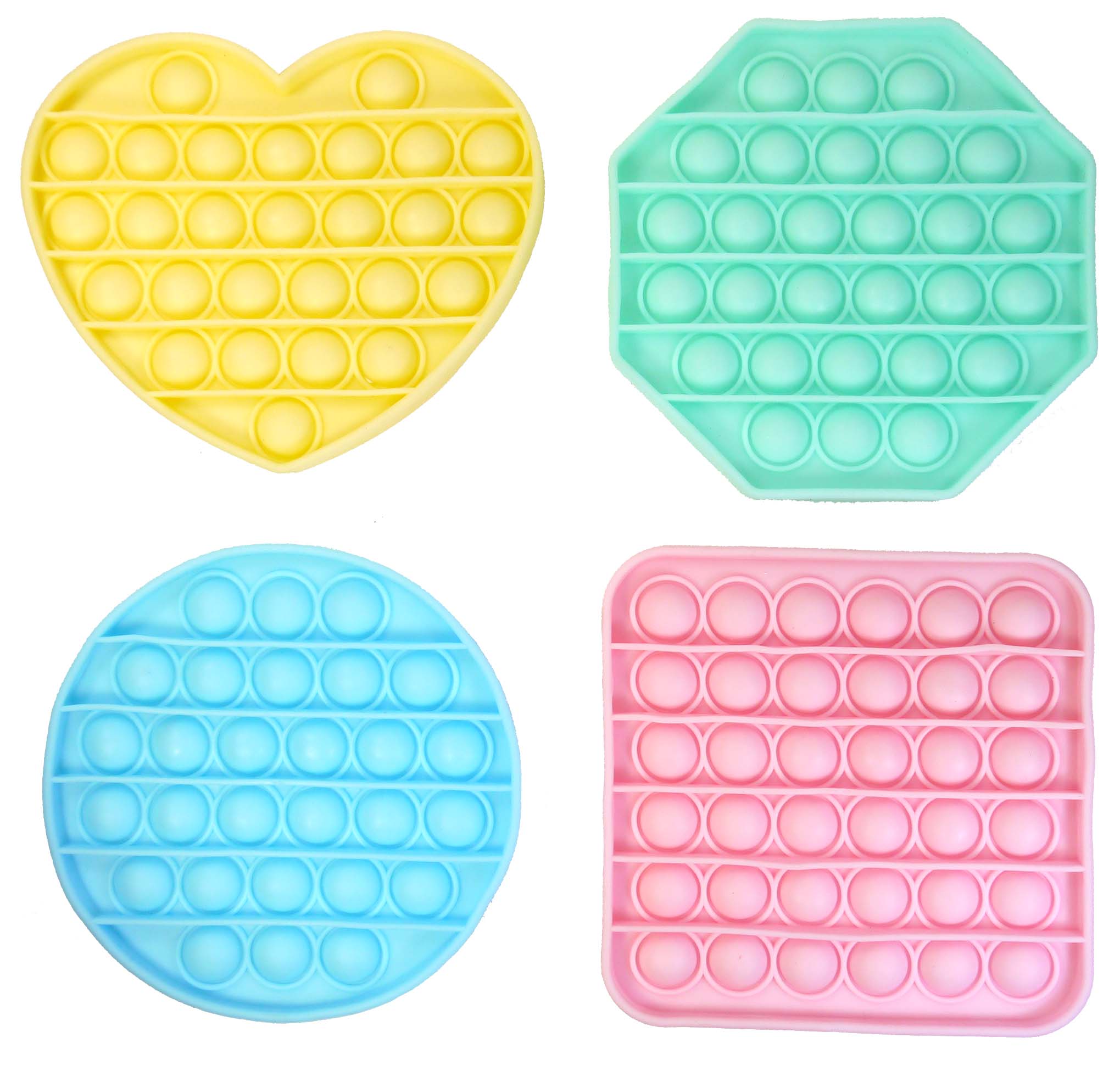 プッシュポップ カラー 2【12個入り】プッシュポップ　おもちゃ　玩具　景品　イベント　やわらか　ソフト　スクイーズ　クセ　ストレス解消　ゲーム　ゴーポップ　欧米　流行り　大流行　人気　話題　SNS　ASMR　新感覚　無限　領収書 shiraha-10001531 しらは サンプル画像2