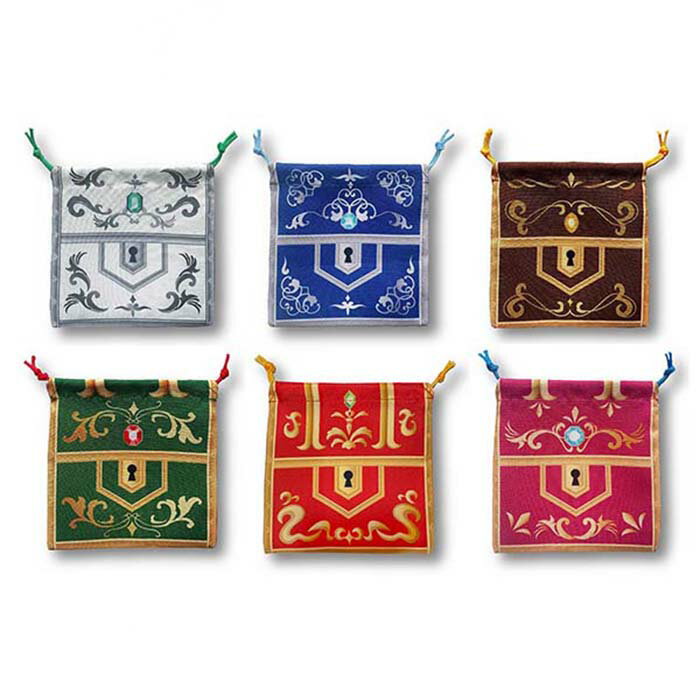 宝箱 巾着袋【24個入り】グッズ　景品　イベント　巾着　袋　バラエティ雑貨　雑貨　収納　宝箱　トレジャー　箱　柄　領収書 2