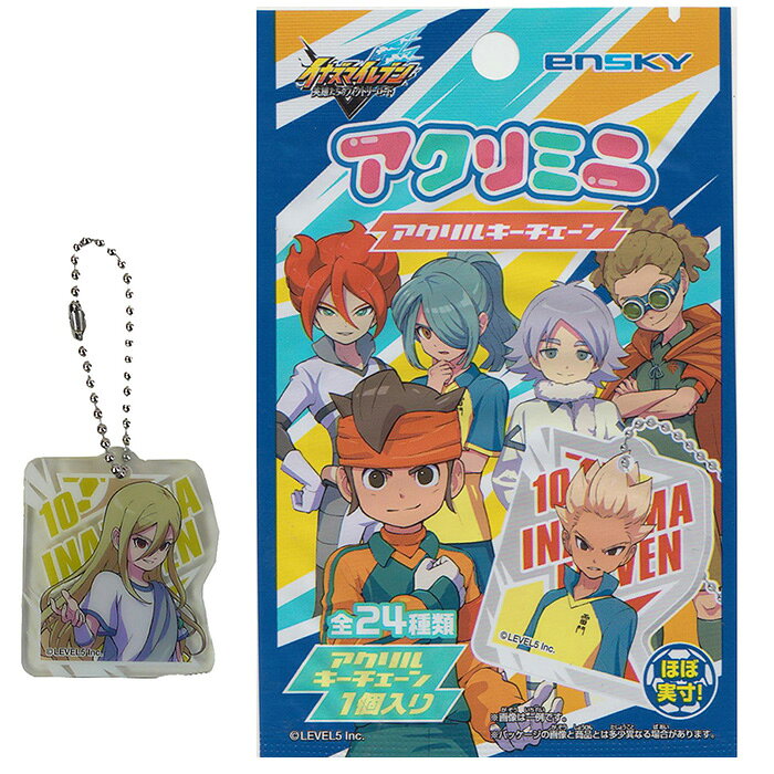 ★ゆうパケット★イナズマイレブン 英雄たちのヴィクトリーロード　アクリミニ　アクリルキーチェーン【24個入り】キャラクター　グッズ　景品　イベント　アクリル　キーチェーン　エンスカイ　　領収書