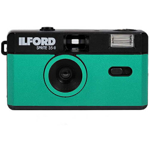 ILFORD フィルムカメラ　SPRITE 35－II　ブラック＆ティールグリーン