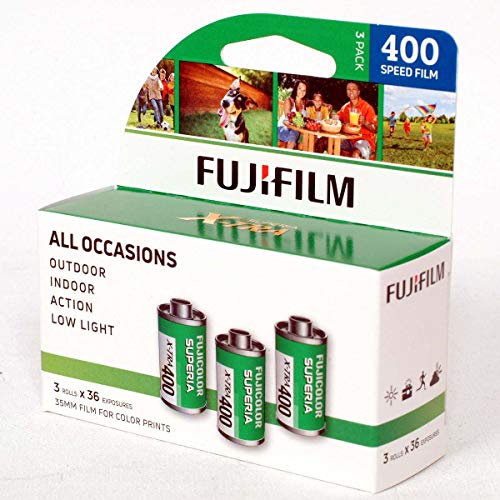 FUJIFILM カラーフィルム 400(135)36枚撮り 3本パック（海外向けパッケージ）