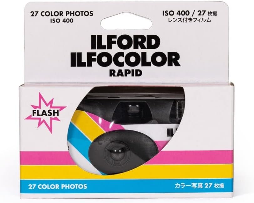 ILFORD レンズ付きフィルム ILFOCOLOR RAPID ホワイトデザイン