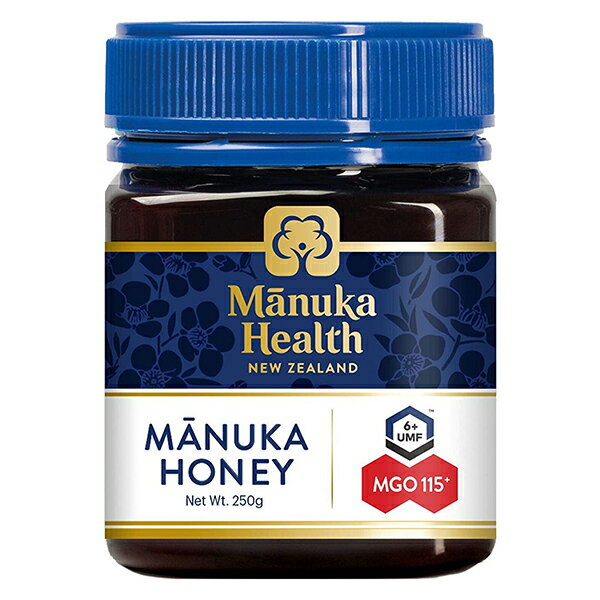 ※【送料無料】マヌカヘルス マヌカハニー MGO115 UMF6 MANUKA HONEY ニュージーランド産【正規品】 250g 富永貿易 ハチミツ類