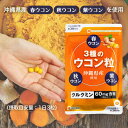 ※【送料無料】3種のウコン粒 90粒 白石薬品 健康食品・ウコン