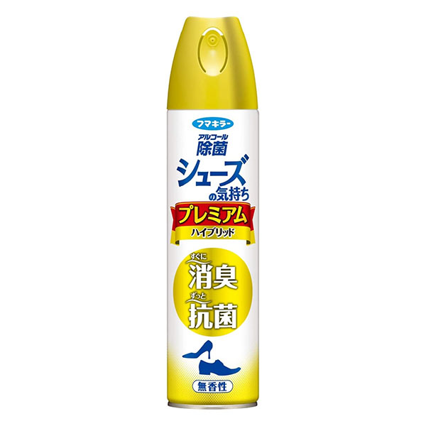 【送料無料】シューズの気持ち プレミアムハイブリッド 無香性 280mL フマキラー 消臭剤のサムネイル