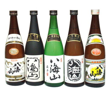 八海山 清酒・本醸造・吟醸・純米吟醸・大吟醸 720ml×5本飲み比べセット − 八海醸造