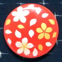 和風小物 佐賀県日本和柄 有田焼 マグネット赤桜吹雪