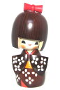 日本のお土産にも人気日本製 民芸品 工芸品晃常作 こけし 小袖(小)