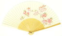日本の伝統　日本扇子扇子　センス　せんす女性用扇子　白竹桜（さくら　サクラ）