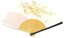 日本の伝統　日本扇子扇子　センス　せんす女性用扇子　親紺中白竹桜　さくら　サクラ