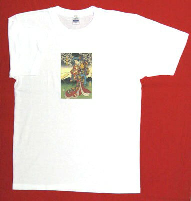 Rakuten - 和風　日本のお土産海外向けお土産　日本tシャツ浮世絵Tシャツ静御前　3L