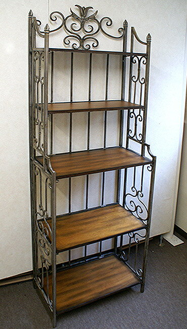 人気商品!!【送料無料!!】 アイアン 5段ラック ラック シェルフインテリア 飾り棚 棚受け