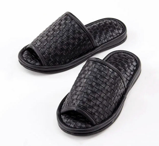 【3,980円(税込)以上お買上げで送料無料】【即納可!!】新入荷しました♪日本製　編み込みレザー　紳士ス..