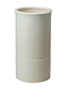 【送料無料】信楽焼 陶器 傘立て 白色 ホワイトカサ立て レインラック 和風 工芸品 焼き物 玄関収納サイズ:W22.5×H42cm※北海道・沖縄・離島の送料は...