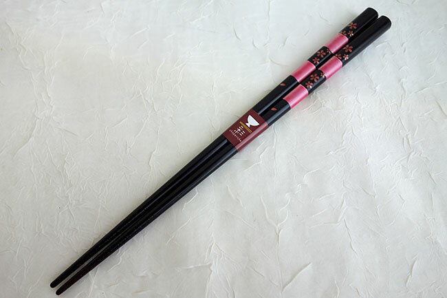 日本製若狭漆箸桜柄ピンク若狭箸お箸...