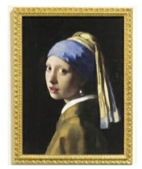 安いそれに目立つ 可 イタリア製 額絵ヨハネス フェルメール 真珠の耳飾りの少女 バロック画家 フェルメール W34 H44cm コンビニ受取対応商品 Criesuarendaextra Com Br