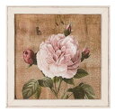 【送料無料】イタリア製 額絵 バラ 薔薇 フラワー