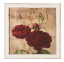 【送料無料】イタリア製 額絵 バラ 薔薇 フラワー
