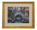 【送料無料】イタリア製 額絵 風景画 アートフレーム 額入り 壁掛け