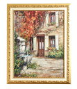 【送料無料】イタリア製 額絵 風景画 アートフレーム 額入り 壁掛け