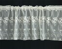 【3,980円(税込)以上お買上げで送料無料】【即納可!!】再入荷しました♪インテリアShiroyama オリジナル カフェカーテン高級 トルコ製 刺繍 チュー...