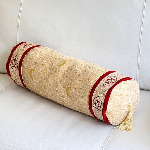 【3,980円(税込)以上お買上げで送料無料】【即納可!!】再入荷しました♪トルコ製 筒型シュニールクッションカバー アイボリーボルスター型クッションカバー 円柱型 ファブリック クッション φ15×45cm※パンヤ別売り 【3,980円(税込)以上お買上げで送料無料】【即納可!!】再入荷しました♪トルコ製 筒型シュニールクッションカバー アイボリーボルスター型クッションカバー 円柱型 ファブリック クッション φ15×45cm※パンヤ別売り