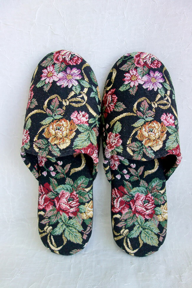 【3,980円(税込)以上お買上げで送料無料】【即納可!!】再入荷しました♪日本製　スリッパ　ブーケソフト..