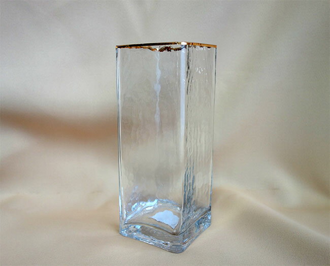 【3,980円(税込)以上お買上げで送料無料】【即納可!!】新入荷しました♪Welms ガラス花瓶 スクエアベース Sサイズ フラワーベース 花瓶 花器 ガラス おしゃれ