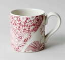 【送料無料】【即納可!!】新入荷しました♪イギリス製 Burleigh バーレイ社 Engravers エングレイバーズ マグカップ ピンク マグ カップ 洋...
