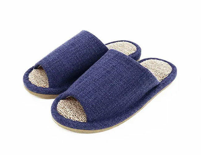 【3,980円(税込)以上お買上げで送料無料】【即納可!!】再入荷しました♪絨毯パイルスリッパ ネイビー Mサイズ スリッパ ルームシューズ 部屋履き 絨毯パイル 生活雑貨