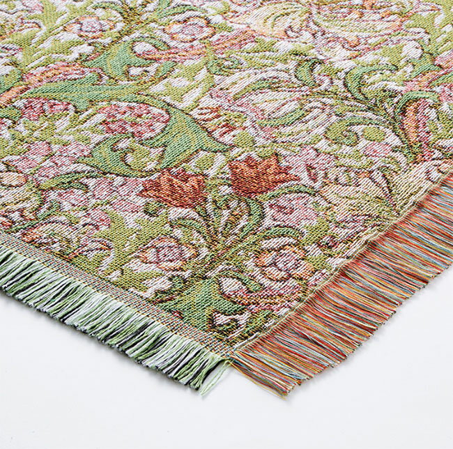 【送料無料】【即納可!!】再入荷しました♪ウィリアムモリス ゴブラン マルチカバー ハノーヴァーフラワー マルチクロス ベッドカバー  ソファカバー 花柄 おしゃれ サイズ:約W180×D235cm