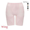 15％OFF【メール便(7)】 ワコール Wacoal ウイング Wing 気になるヒップ 歩いてアップ SLIMupPANTS HIP スリムアップパンツ ヒップ ロング丈 クロス ガードル レディース 全4色 58-76