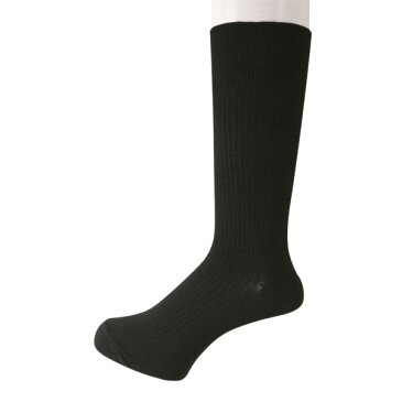 【メール便(10)】 (スーパーソックス)SUPER SOX リブ クルー丈 ソックス ムレない におわない 靴下 23-25cm 24-26cm 26-28cm メンズ 消臭 防臭 におい 臭い 臭わない 会社 ビジネス