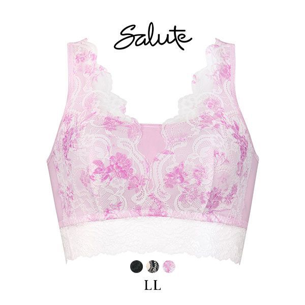 サルート インナー 下着 15％OFF ワコール Wacoal サルート Salute series00 ナイトアップブラ ドレッシィ Night Up Bra Dressy ナイトブラ ノンワイヤー ブラジャー LL 単品 レディース 大きいサイズ 全3色