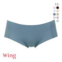 【20%OFF・6/27 09:59まで】 ワコール Wacoal ウイング Wing フィットトップ スタンダード ショーツ LL シームレス 無縫製 大きいサイズ MB1010 単品 レディース 全9色 【メール便(4)】 ev_sp_20