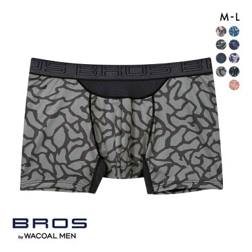 25％OFF【メール便(7)】 ブロス バイ ワコールメン BROS by WACOAL MEN AIR VENT BOXERS フロント快適グラマラス ボクサーパンツ ML 前閉じ 吸汗速乾 メンズ