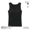 【10%OFF・4/30 09:59まで】素肌にやさしくフィット カップ付き タンクトップ インナー レディース 綿100％ ブラトップ M L LL 3L カップ付きインナー ブラトップ コットン100％ 敏感肌用 全3色 M-3L ev_sp