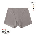 【最大100 ポイントバック 4/25限定】【メール便(4)】 アツギ ATSUGI スラッティ SLATTY ショーツ 1分丈 ヘム お腹押さえ 単品 レディース 響かない ひびかない ひびきにくい お腹引き締め ぽっこりお腹 全4色 M-LL