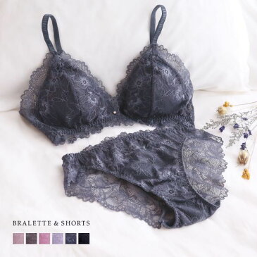 30%OFF ブルーミングフローラ Bel fiore ブラジャー ショーツ セット ノンワイヤー ブラレット 総レース バックレース 脇高 bloomingFLORA 下着 レディース ブラ ブラセット ブラショーツ 上下セット ストレスフリー 痛くない 楽 透けショーツ シースルー