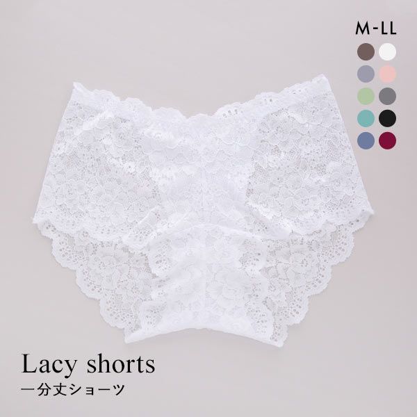  [(4)  LACY SHORTS [X V[c ꕪ Ȃ߂炩  炩 Xgb` Ђтɂ Pi fB[X S10F M-LL