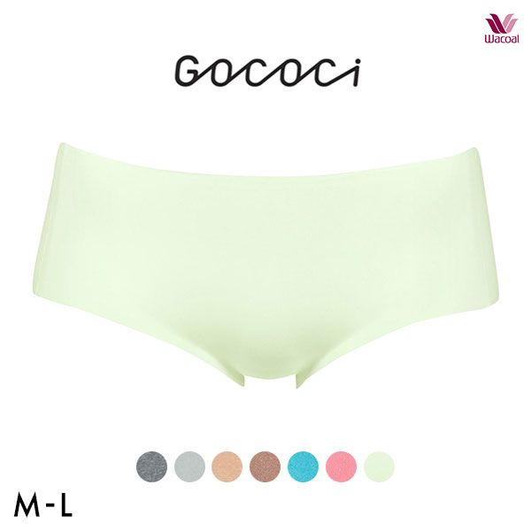 15％OFF【メール便(4)】 ワコール Wacoal ゴコチ GOCOCi CGG210 CGG510 PGG110 ビキニ丈 ハイカットショーツ ベンベルグ ヘム ML レディース 全7色 M-L