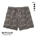 20%OFF【メール便(10)】 ブロス バイ ワコールメン BROS by WACOAL MEN トランクス 前あき ML なめらか ジャストウエスト メンズ...