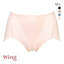 【20 OFF お買い物マラソン】【メール便(5)】 ワコール Wacoal ウイング Wing お腹とヒップをほどよくサポート Pパンツ ML ショート ガードル ショーツ 綿混 単品 レディース 全5色 M-L ev_sp