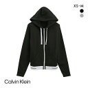 カルバン・クライン Calvin Klein MODERN COTTON ジップ フーディ トップス 裏毛 レディース 全2色 XS(日本S)-M(日本L)