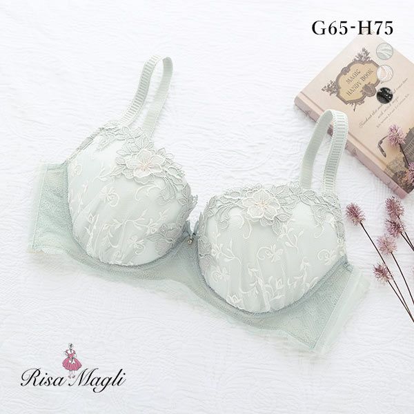 50％OFF リサマリ Risa Magli パウラ 3/4カップ ブラジャー GH 大きいサイズ 単品 レディース 全3色 G65-H75